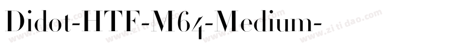 Didot-HTF-M64-Medium字体转换