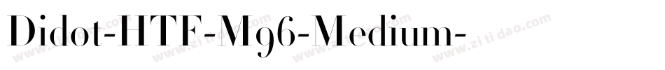 Didot-HTF-M96-Medium字体转换