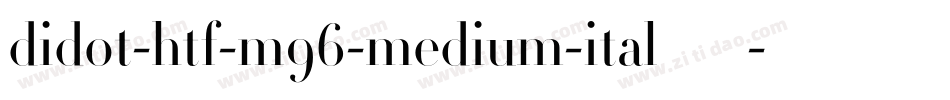 didot-htf-m96-medium-ital转换器字体转换