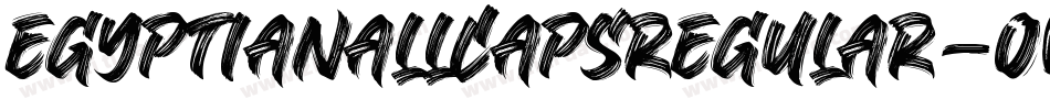 EgyptianAllCapsRegular-OVOnP字体转换