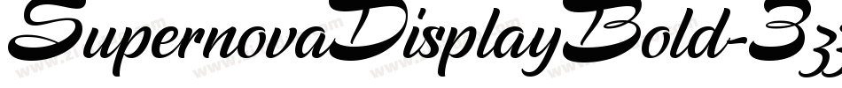 SupernovaDisplayBold-3zz5L字体转换