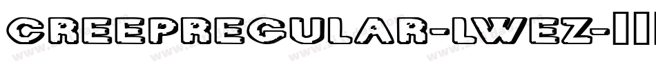 CreepRegular-lweZ字体转换