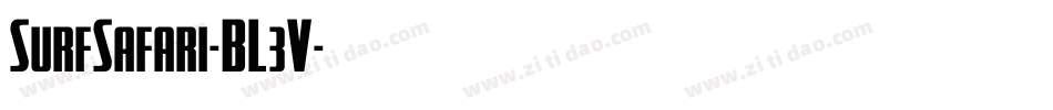 SurfSafari-BL3V字体转换