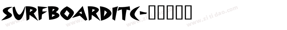 SurfboardITC字体转换