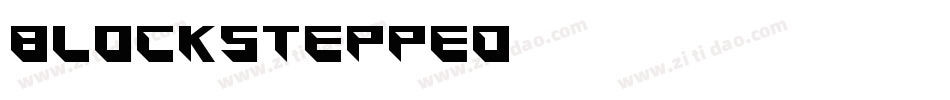 blockstepped字体转换