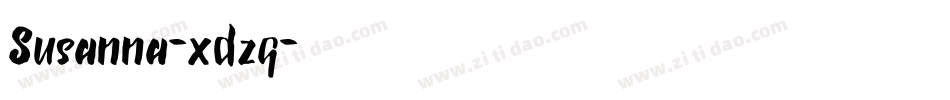 Susanna-xdzq字体转换