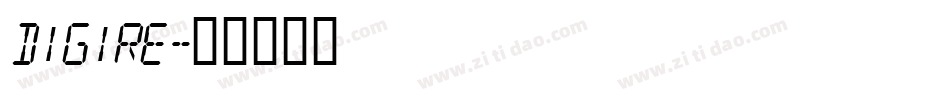 Digire字体转换