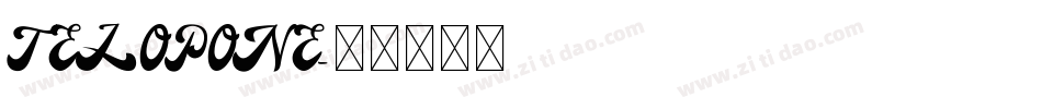TELOPONE字体转换