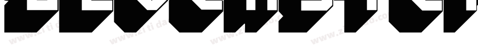blockstepped字体转换