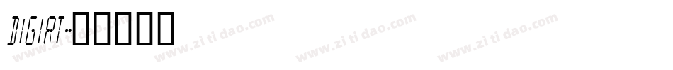DIGIRT字体转换