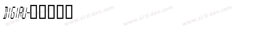 DIGIRU字体转换