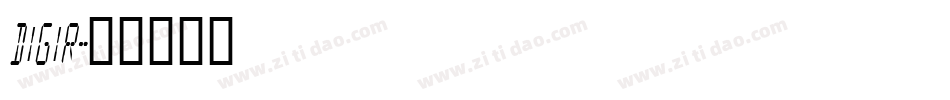 Digir字体转换