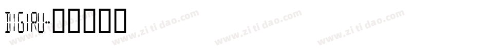 DIGIRU字体转换