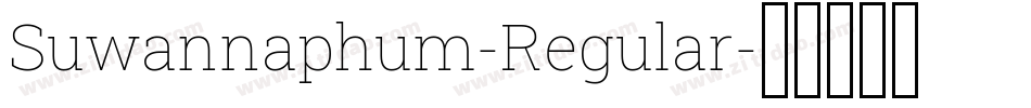 Suwannaphum-Regular字体转换