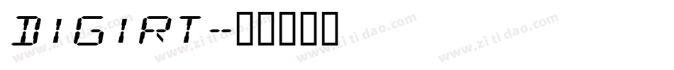 DIGIRT字体转换