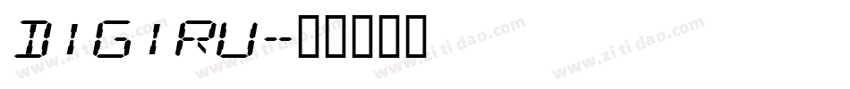 DIGIRU字体转换
