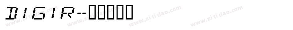 Digir字体转换