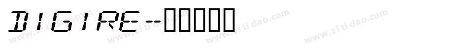 Digire字体转换