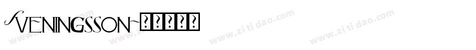 Sveningsson字体转换