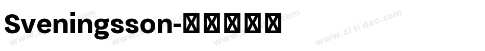Sveningsson字体转换
