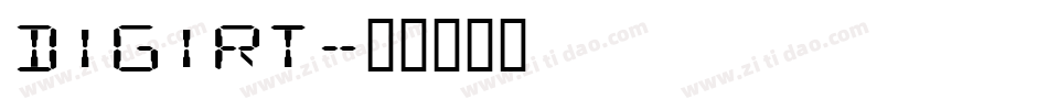 DIGIRT字体转换