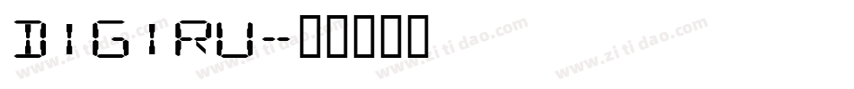 DIGIRU字体转换