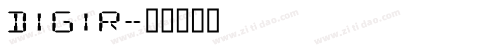 Digir字体转换