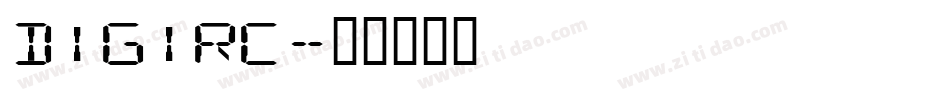 Digirc字体转换