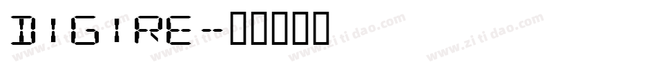 Digire字体转换