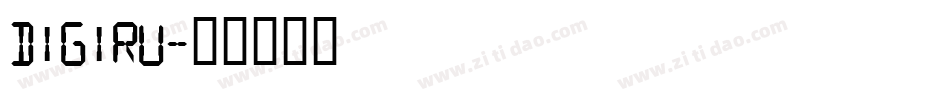 DIGIRU字体转换