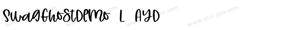SwagGhostDemo-L3AYD字体转换
