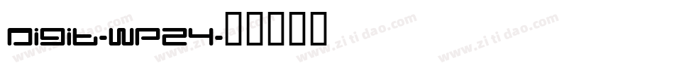 Digit-WpZ4字体转换
