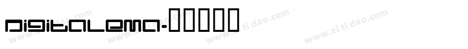 Digitalema字体转换