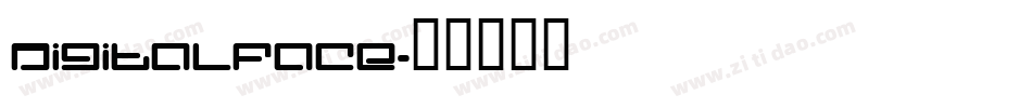 Digitalface字体转换
