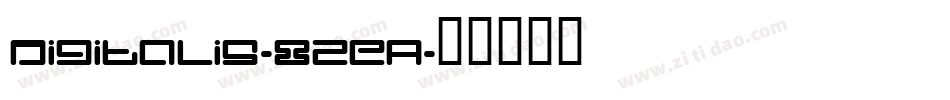 Digitalis-8ZEA字体转换