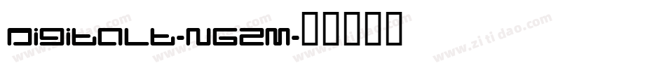 Digitalt-nGZM字体转换