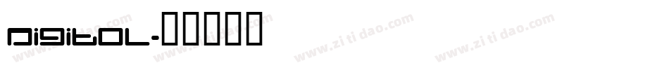 Digitol字体转换