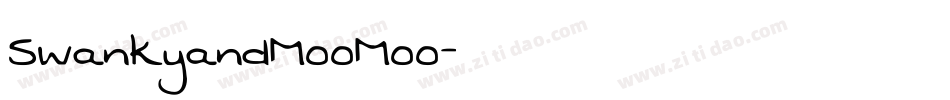 SwankyandMooMoo字体转换