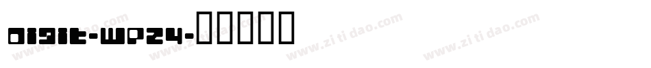 Digit-WpZ4字体转换