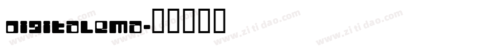 Digitalema字体转换