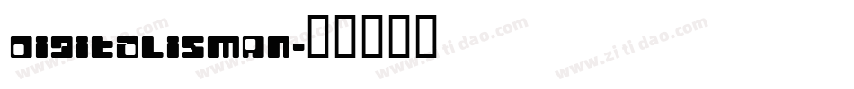 DigitalisMAN字体转换