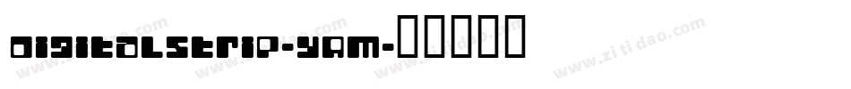 Digitalstrip-yRM字体转换