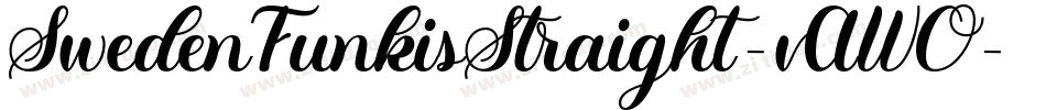 SwedenFunkisStraight-vAWO字体转换 SwedenFunkisStraight-vAWO字体转换