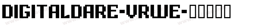 DigitalDare-vrWE字体转换