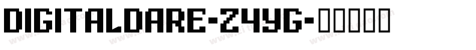 DigitalDare-z4yG字体转换