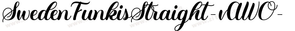 SwedenFunkisStraight-vAWO字体转换 SwedenFunkisStraight-vAWO字体转换