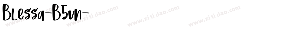 Blessa-B5vn字体转换