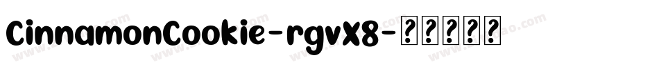 CinnamonCookie-rgvX8字体转换