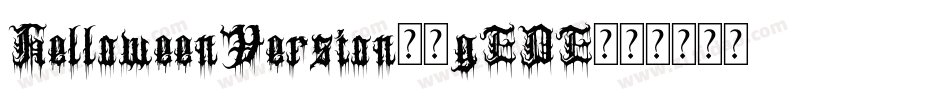 HelloweenVersion2-gEDE字体转换