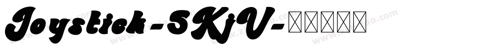 Joystick-5KjV字体转换